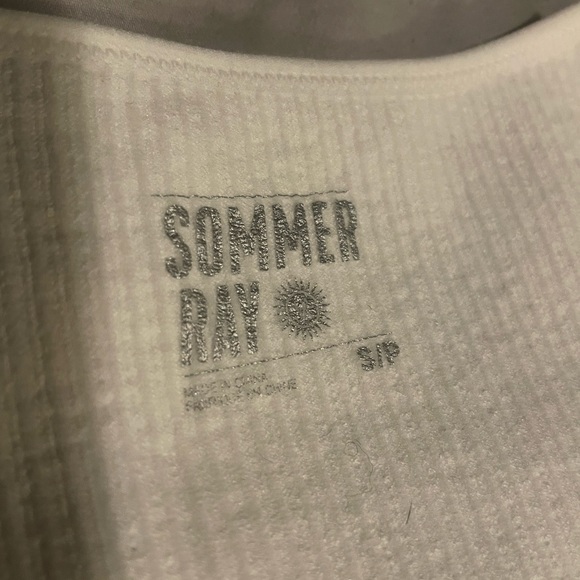 White Sommer Ray cropped tee. Brand new and women’s size small. - Picture 2 of 2